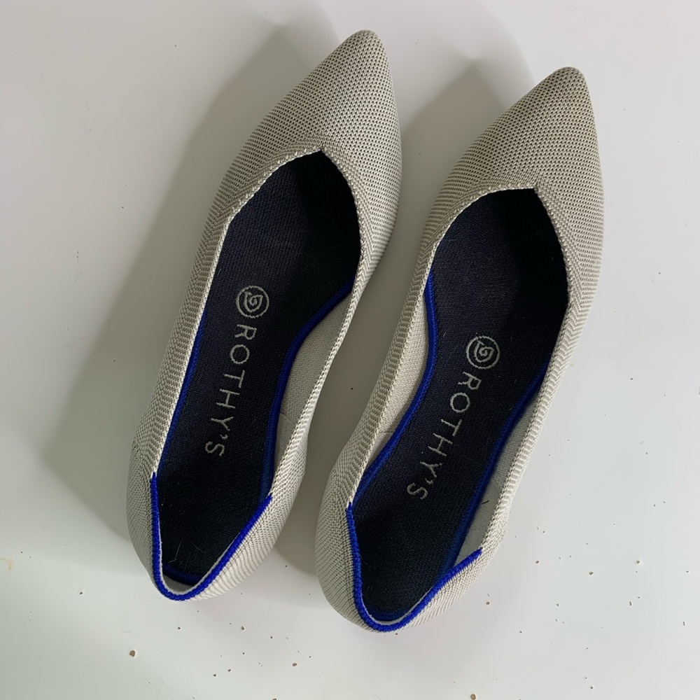 Flax Birdseye Rothys 7.5